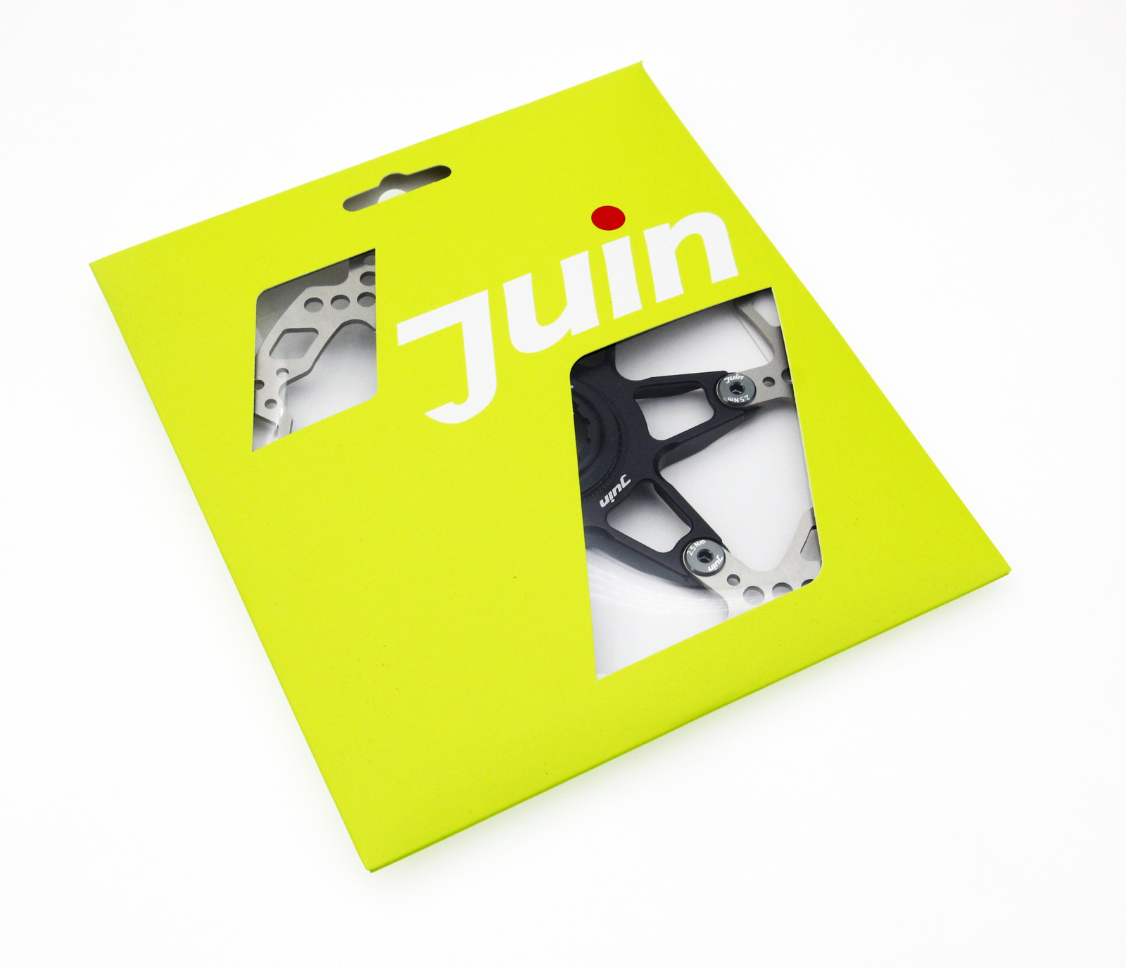Juin Tech RT01 Black Centerlock Floating Rotors 160/140mm Pair Road Bike Upgrade