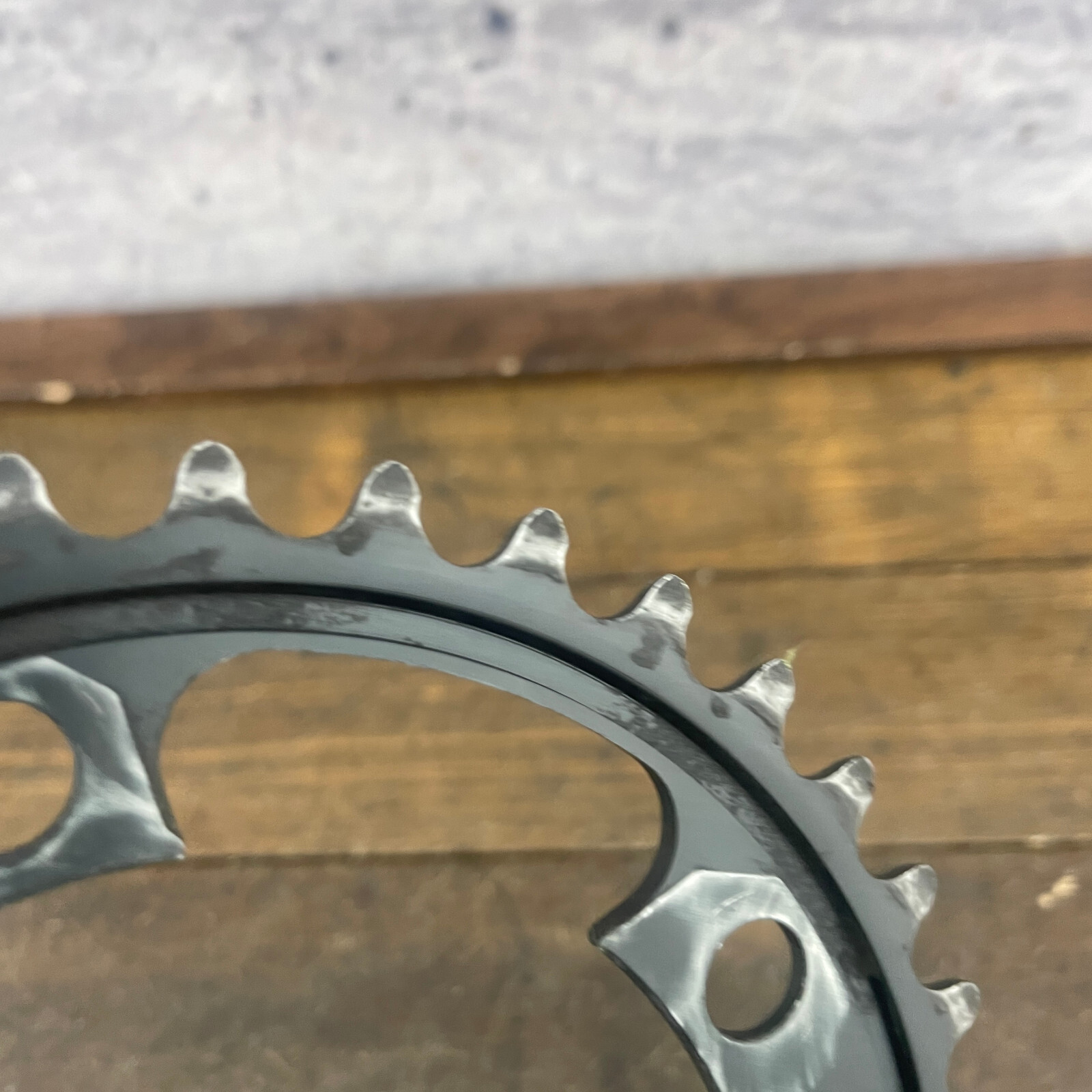 Vintage Shimano Ultegra Chainring 36 Tooth 36t 110 BCD 4 arm Asymmetric 52-36
