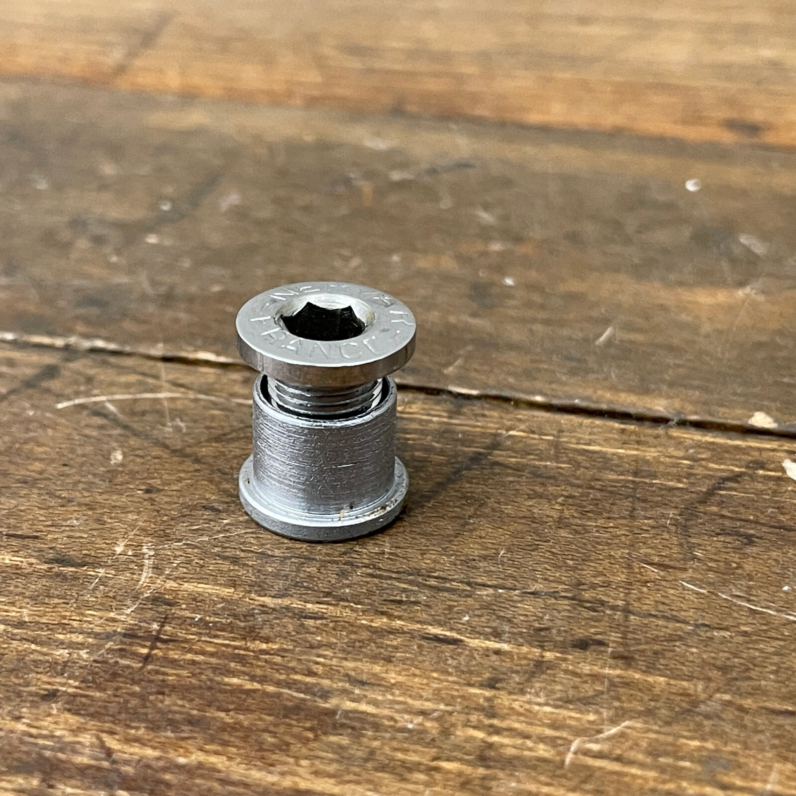 Vintage Nervar Chainring Bolt Nut Crank France Double Chainring Eroica Chrome
