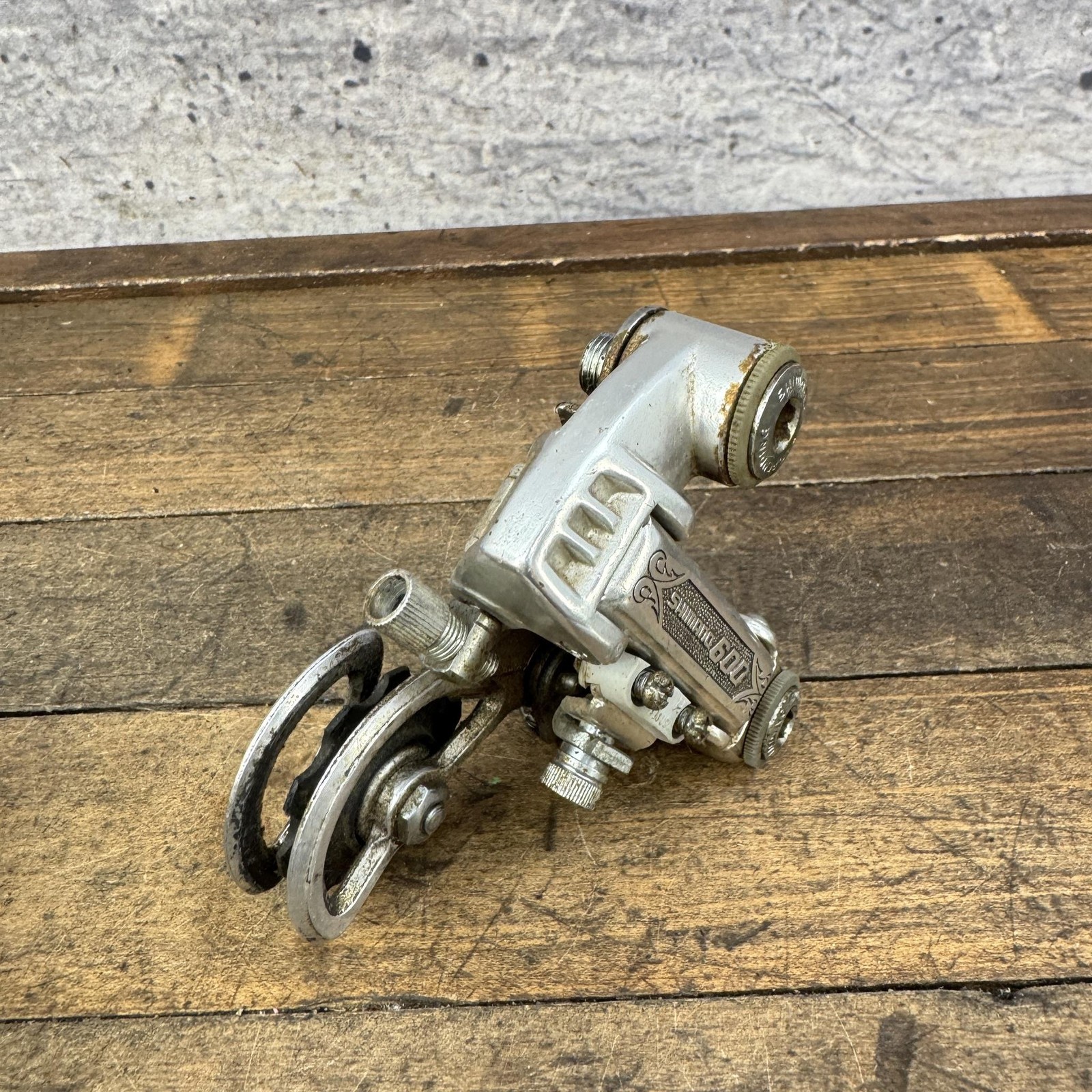 Vintage Shimano 600 Arabesque Rear Derailleur Short Cage Road Japan 193g Double