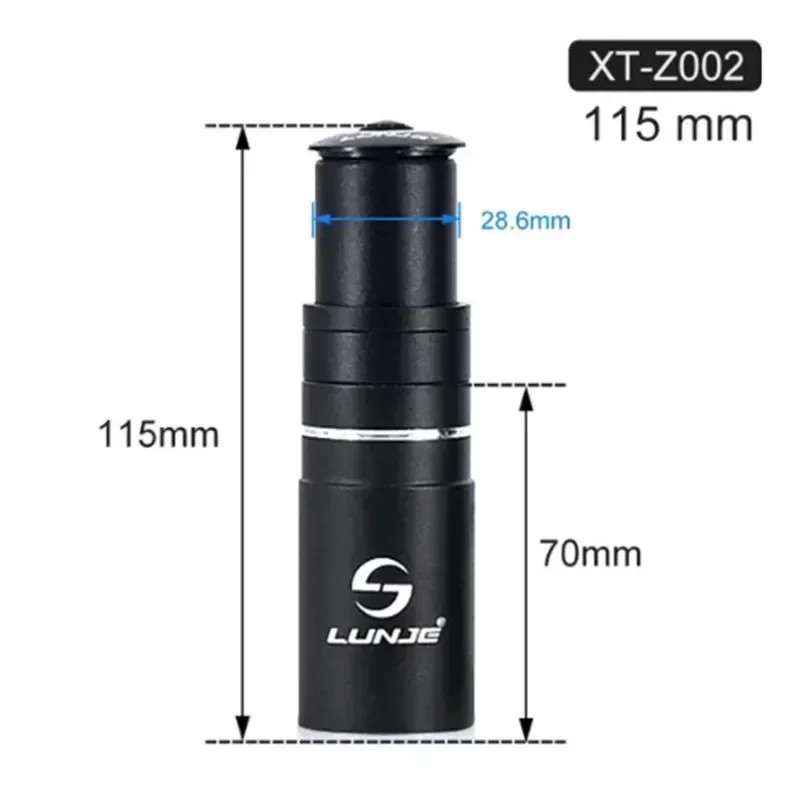Bike Stem Riser 85-210mm Fork Extender Handlebar Raise MTB Road