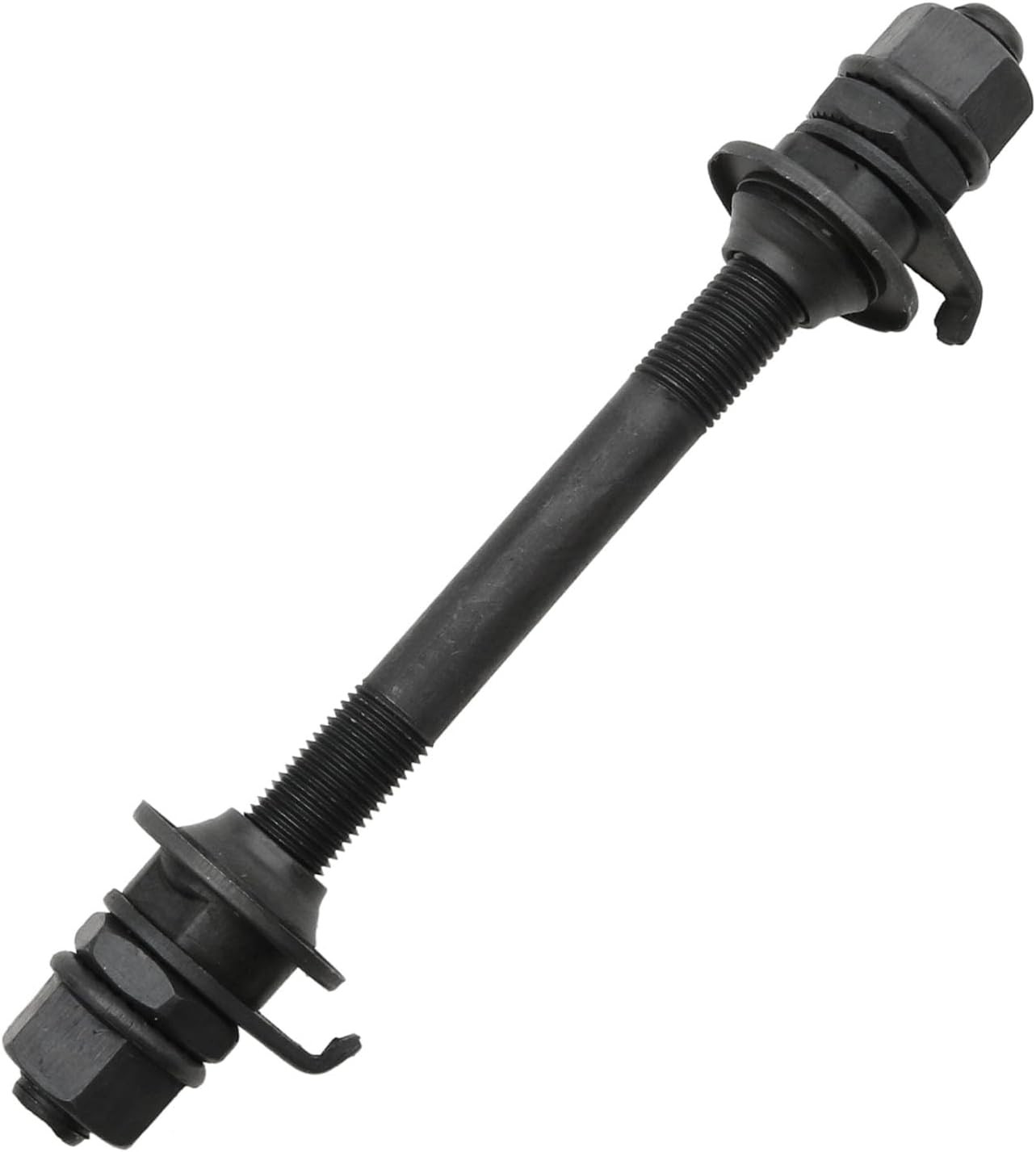 1PCS Bike Axle 140Mm Bicycle Multiple Speed Front Hub Axle 3/8 Inch Black Bike A