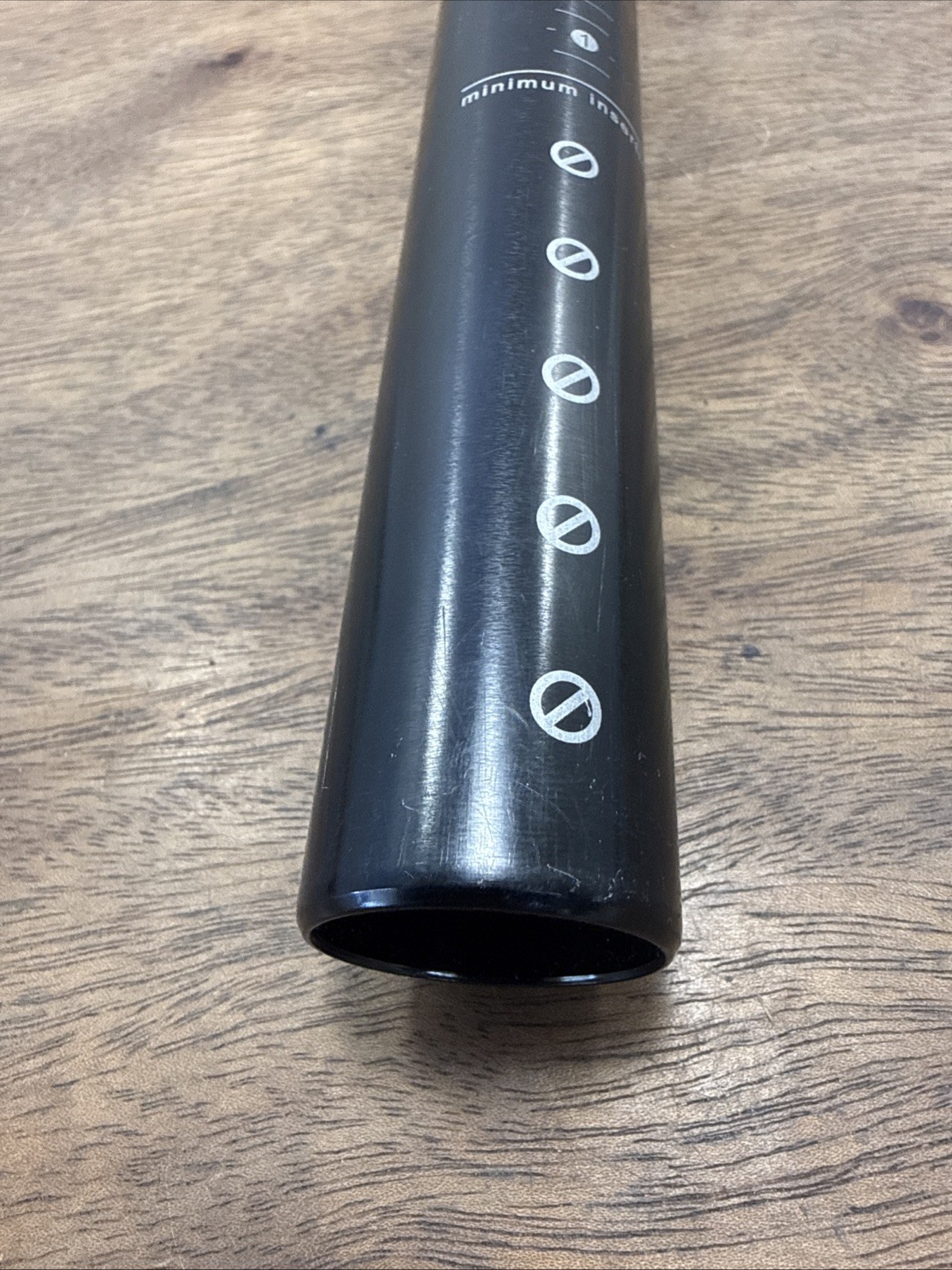 Kona Mountain Gravel Bike Seatpost 31.6mm 375mm Zero Setback Black
