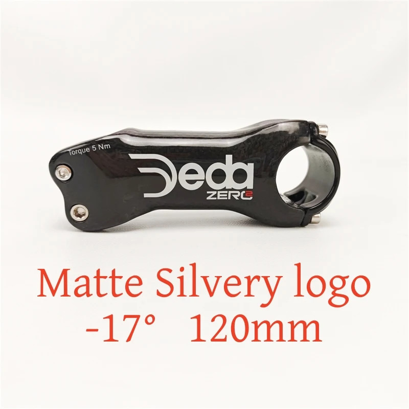 Carbon Fiber MTB Road Bicycle Stem 6/17 Degrees 31.8 * 60-120mm Bicycle Parts