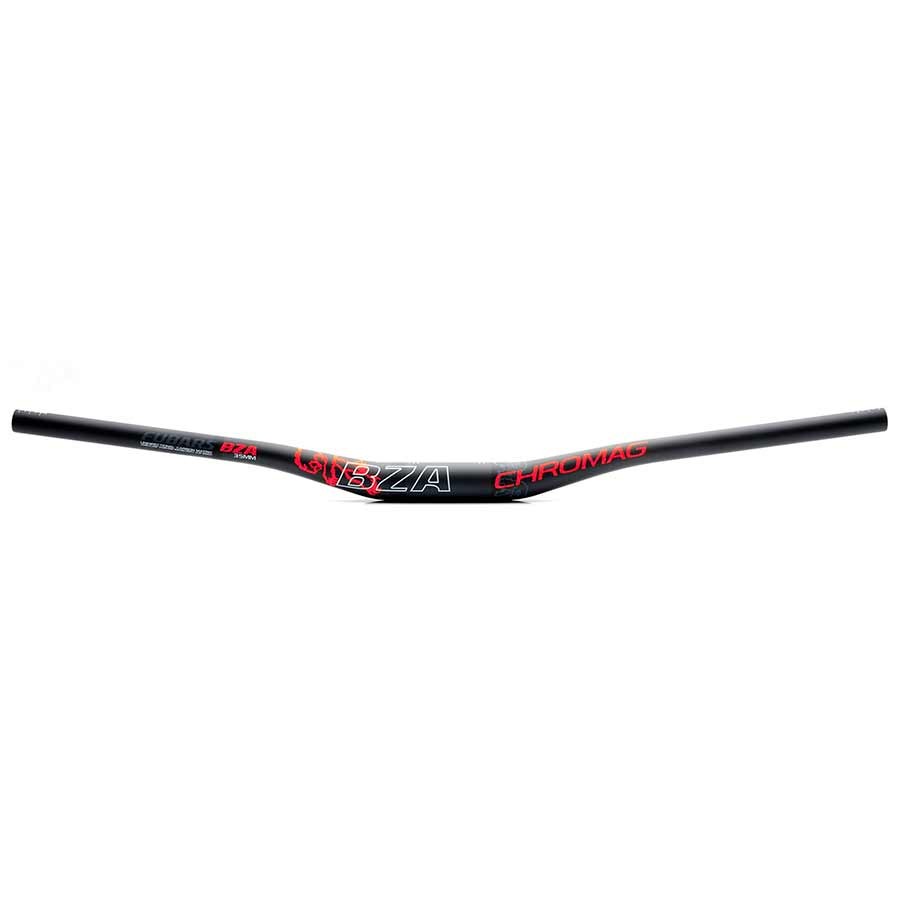 Chromag BZA MTB Handlebar Diameter: 35mm, 800mm, Rise: 35mm, Red