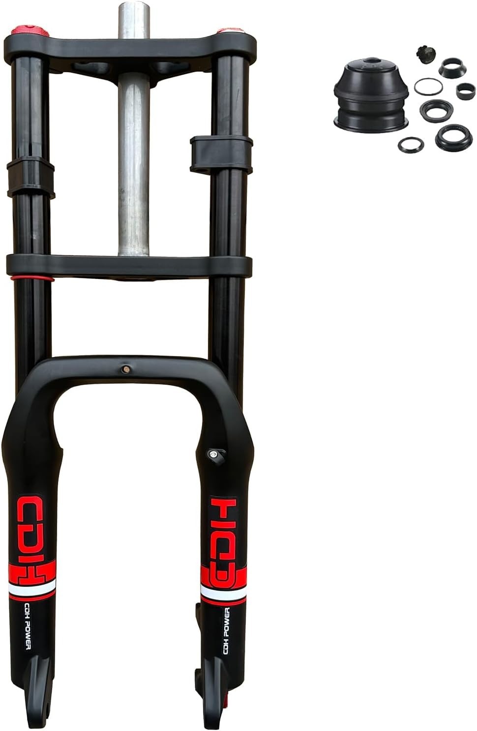 CDH 4.0″ Fat Tire Bike Fork 20″ / 26″ Suspension Bicycle Fork & Headset – E-Bike