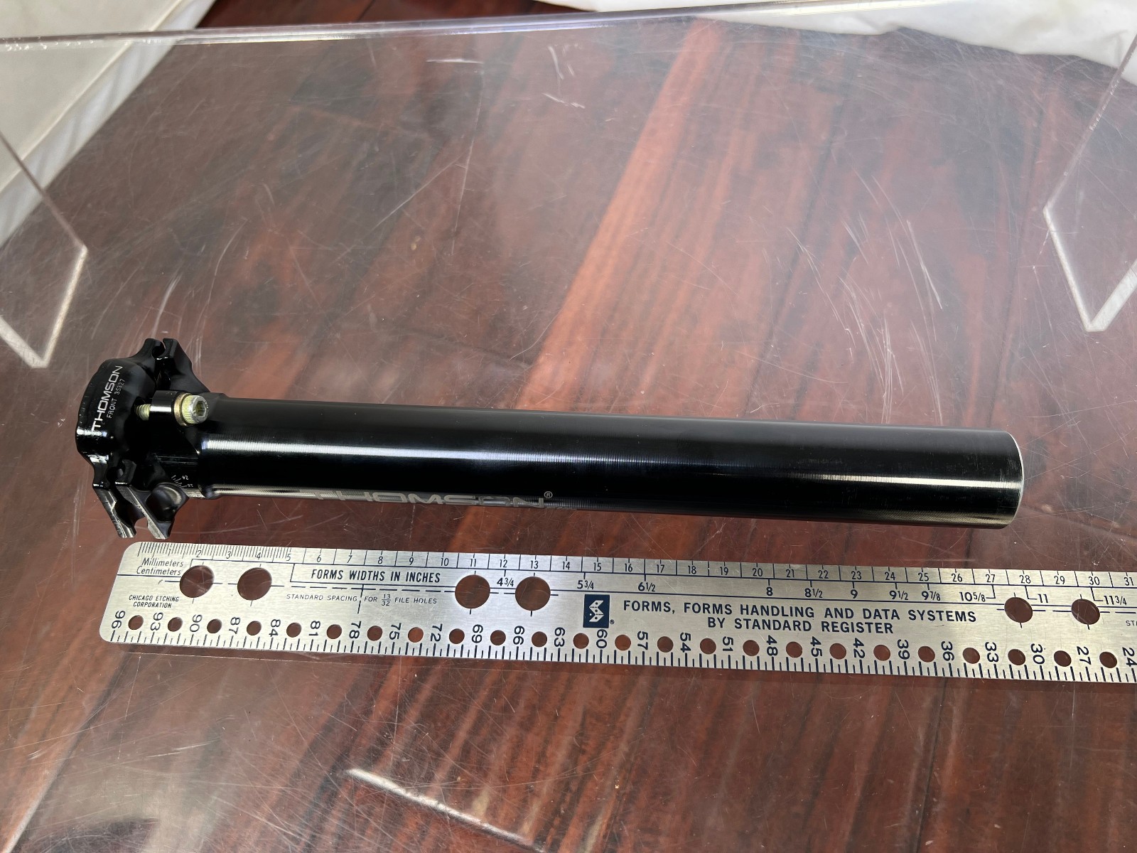 Thomson Elite 0 Setback Seatpost 30.9mm x 260mm (Cut) Black Made In USA
