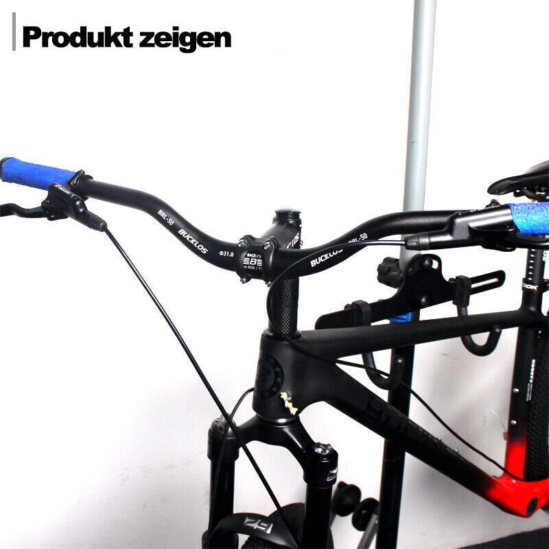 BUCKLOS 25.4/31.8mm Riser Handlebar 580-780mm Aluminum Mountain Folding/BMX Bike