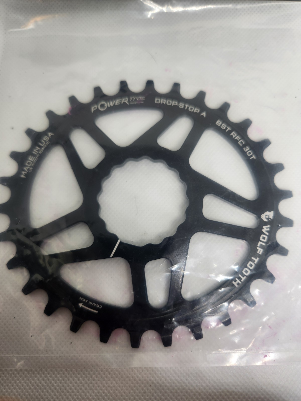 Wolf Tooth Oval Chainring – 30t, SRAM Direct Mount, Drop-Stop, For SRAM