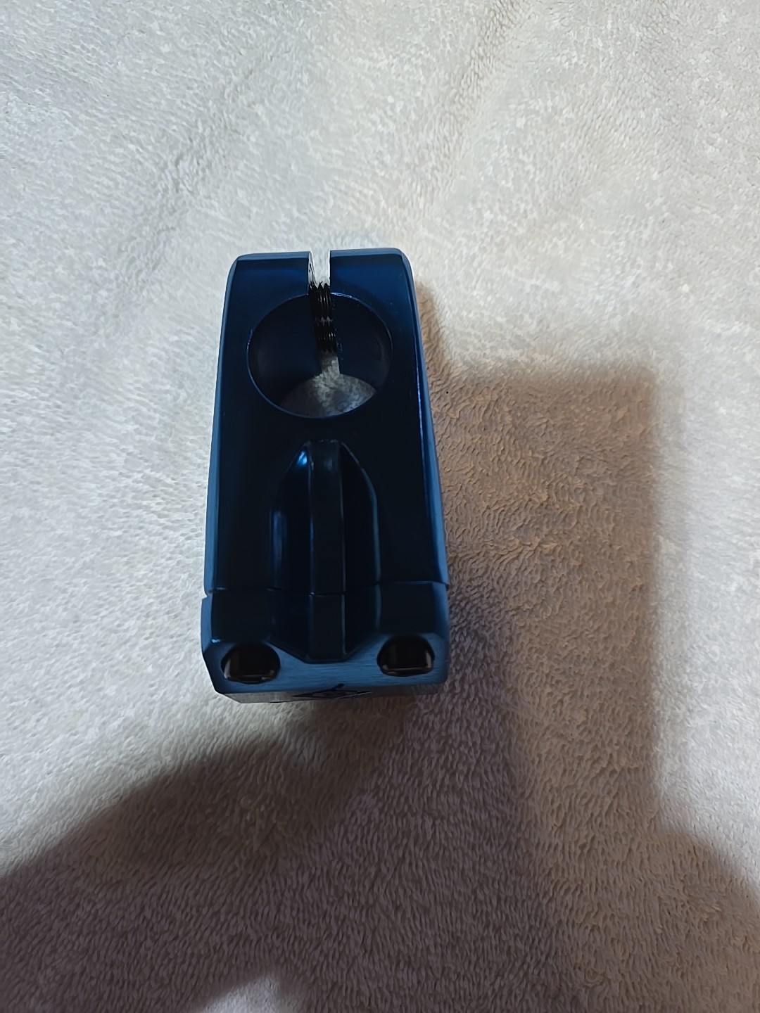 Origin8 Fix8 Stem Threadless Clamp 25.4mm Length 50mm 0 Deg Blue Aluminum BMX