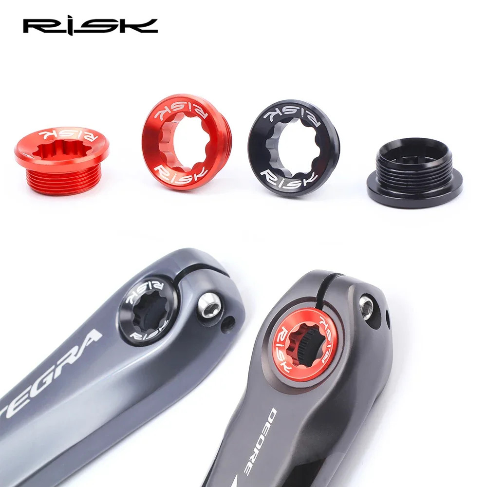 M20X8 Bike Aluminum Bottom Bracket Bolts,Bicycle Crankset Cover Cap Suit for Deo