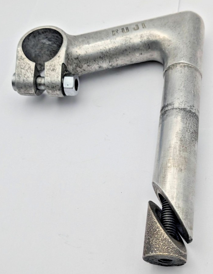 NITTO FUJI QUILL STEM JAPAN 22.2 25.4MM CLAMP 100MM ALUMINUM SILVER