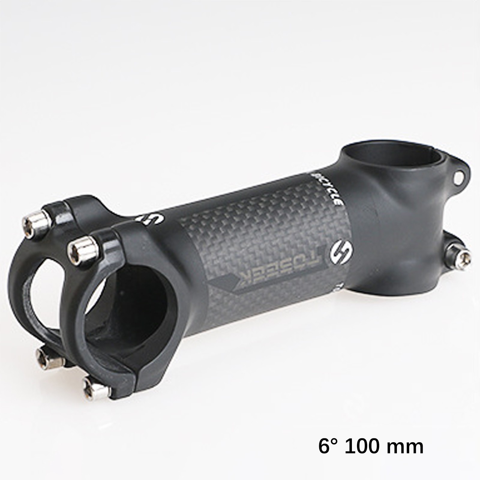 6°/17° Carbon Fiber Bicycle Stem MTB Cycling Aluminum Road Bike Handle Bar Stem