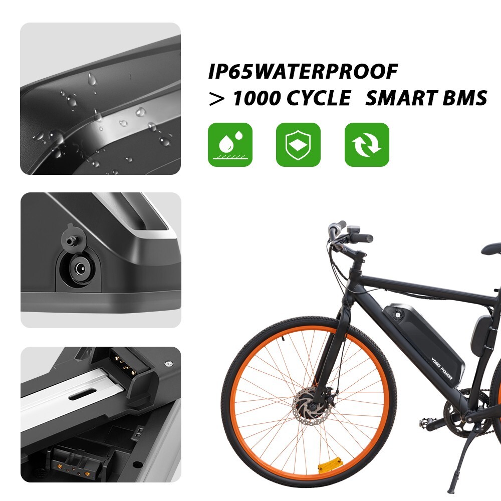 48V 14Ah Lithium Ebike Battery 48V RAD POWER Battery Rad External Battery Pack