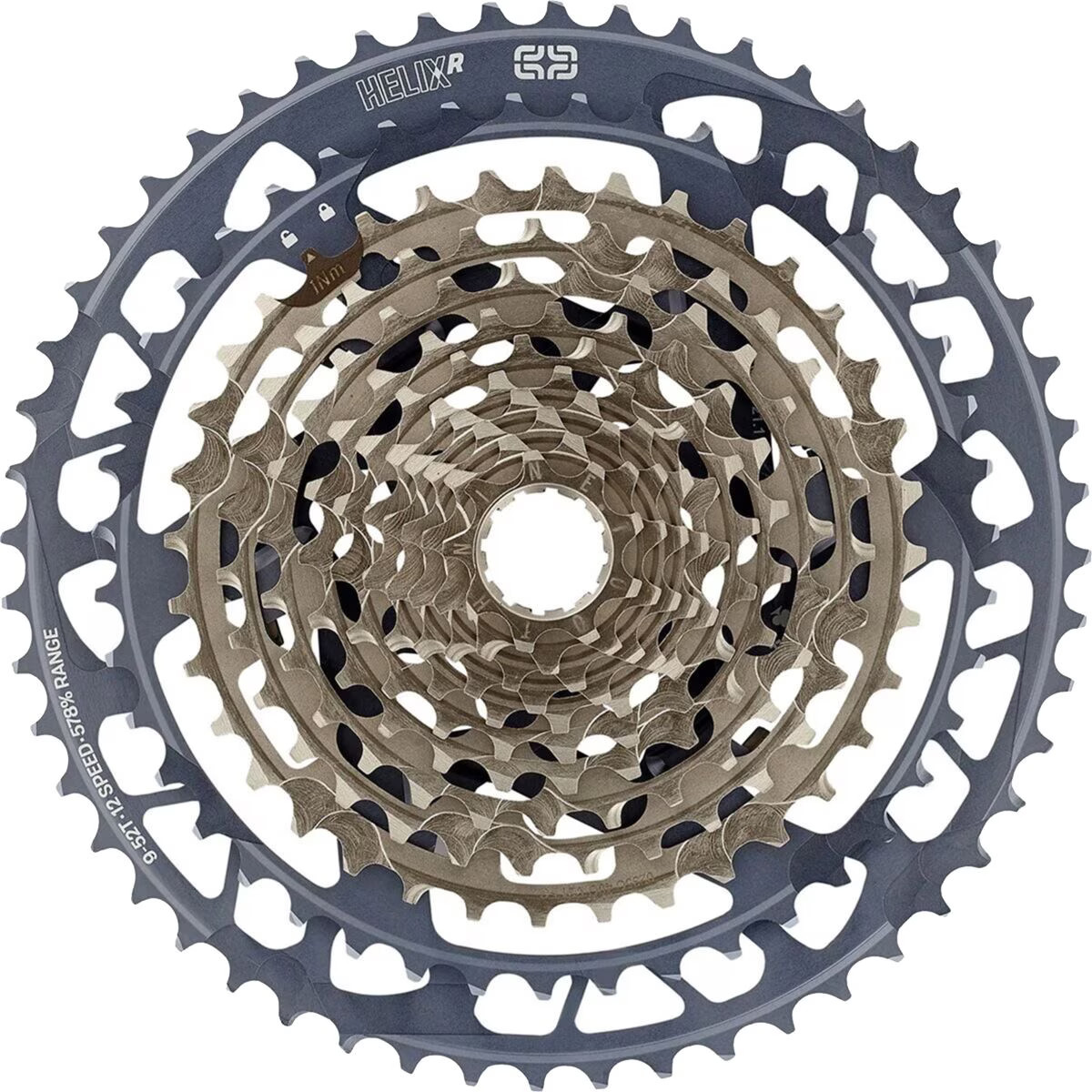 e*thirteen components Helix Race 9-52t 12-Speed Cassette Grey, 9-52t