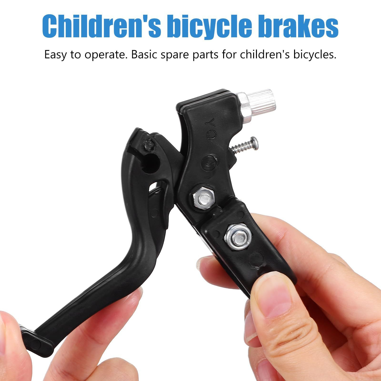 Kids Bike Brake Levers – Universal 22mm Bicycle Handle Children Black
