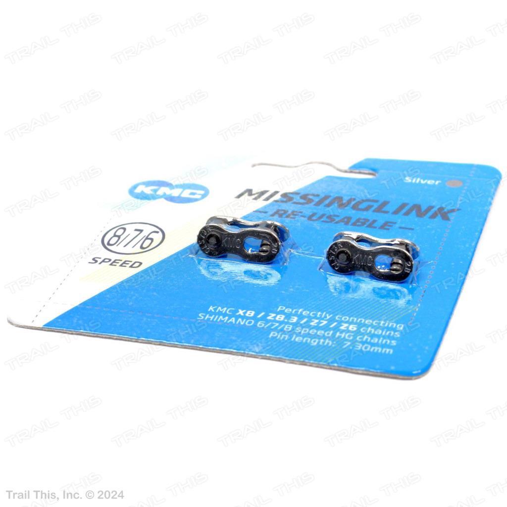 Two 2 Pack KMC 8/7/6-Speed Missinglink Bike Chain Missing Links fit Shimano SRAM
