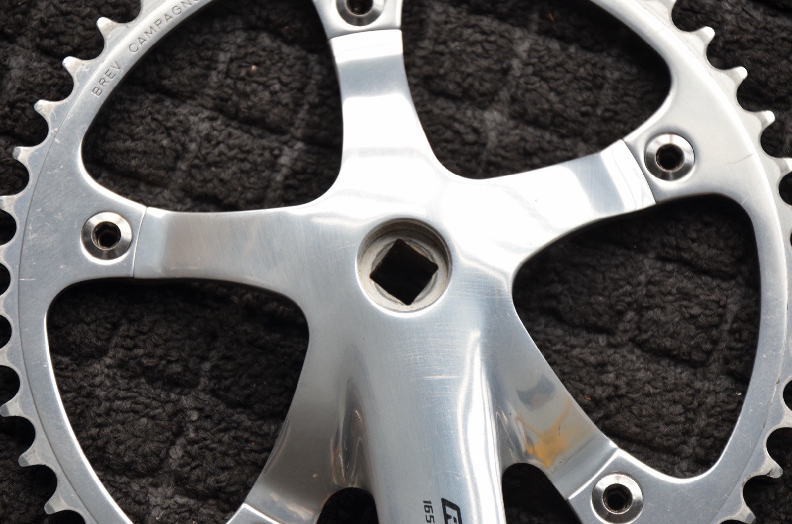 Campagnolo Record Pista 165MM Track Crankset 48T Fixed Gear