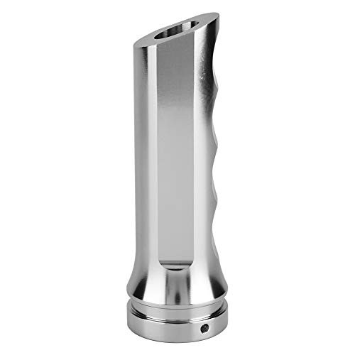 Handbrake Cover, Universal Auto Car Aluminum HandBrake Cover Handle Silver