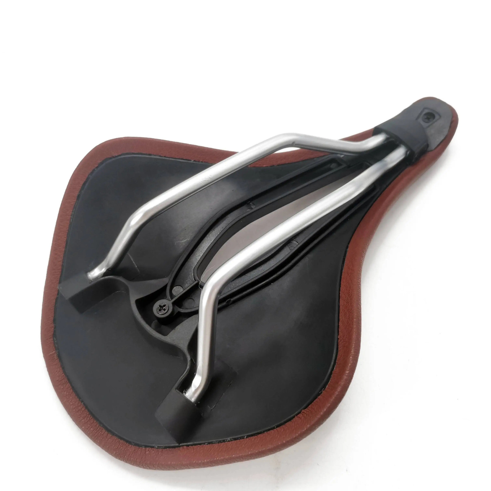 New Bicycle Seat MTB Road Bike Saddles PU Retro Brown Ultralight Breathable Comf