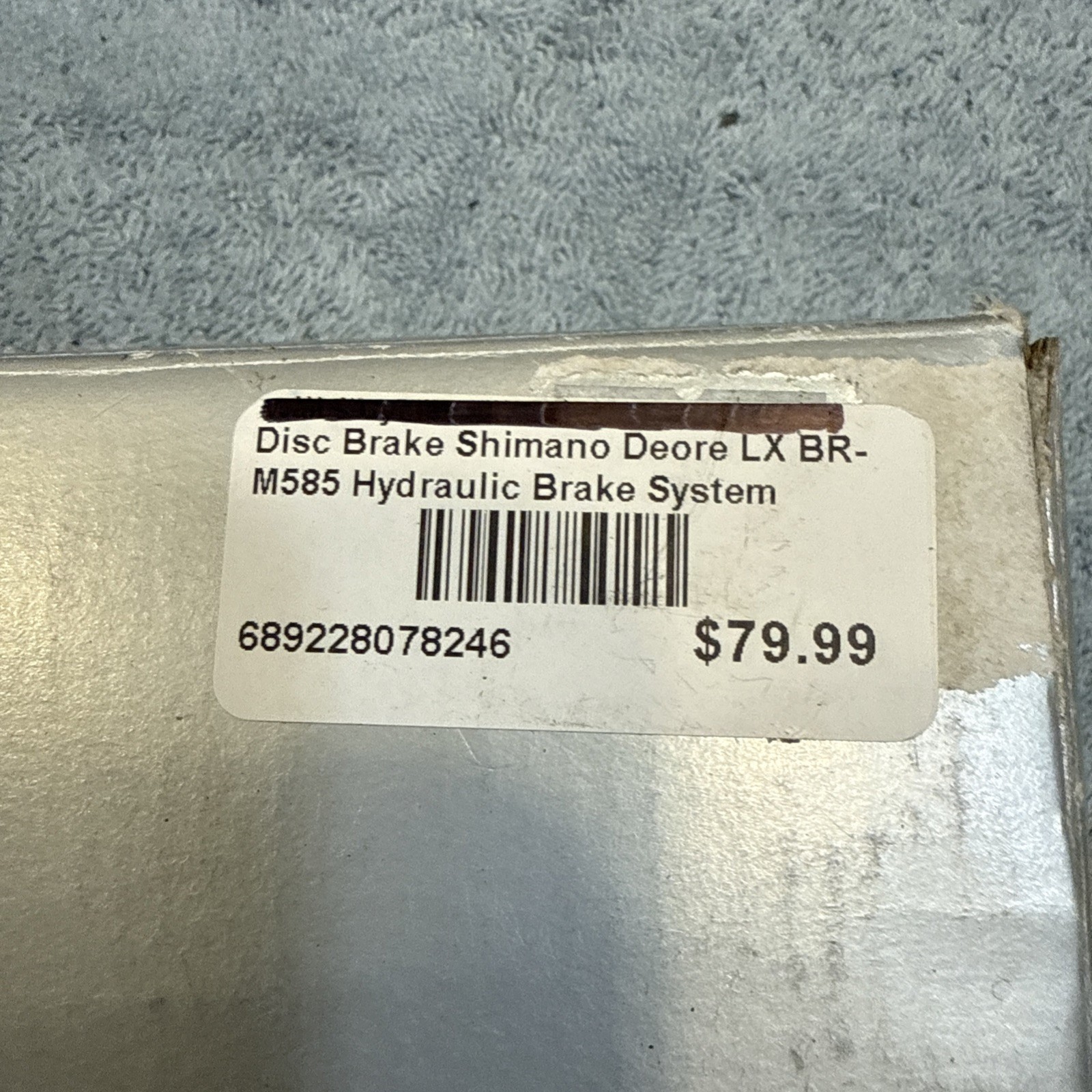 SHIMANO BR-M585 Deore LX Hydraulic disc brake with 160mm centerlock rotor [caw]