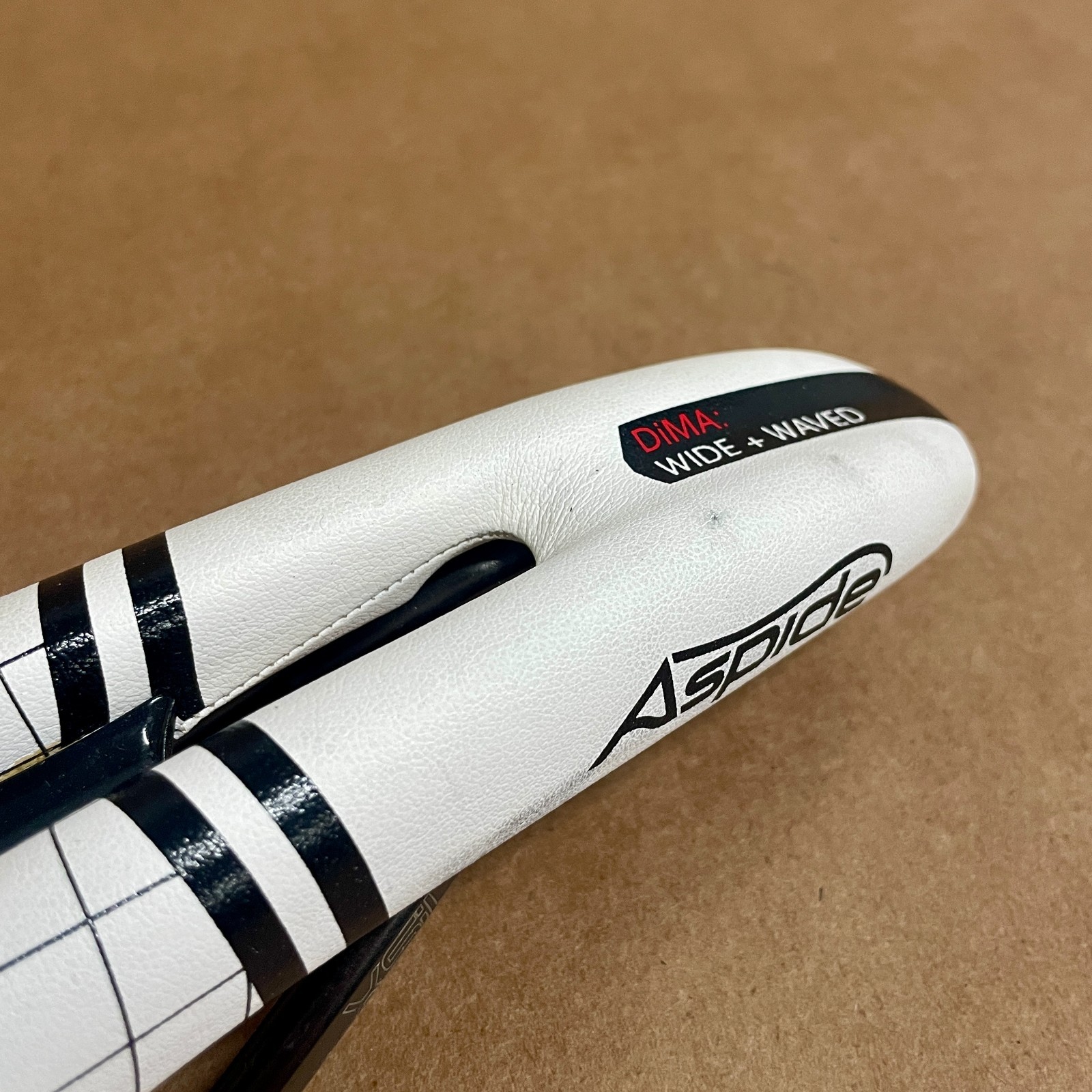 Selle San Marco Aspide Test Saddle DiMA: Wide + Waved XSiLiTE 140mm x 275m White