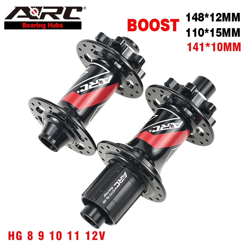 MT009 BOOST 6 Pawls Hub 15X110 12X148 32 Holes Aluminum Alloy 6 Bearings Disc Br