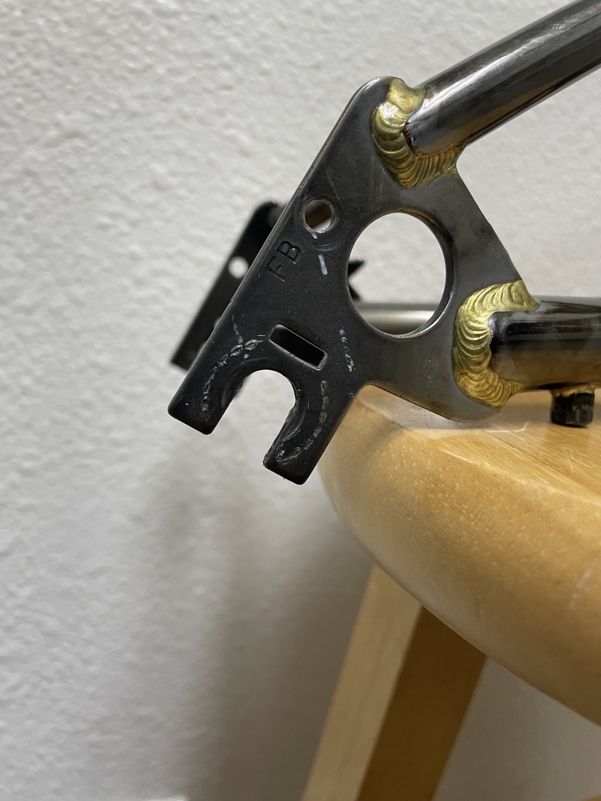 Brompton Raw Lacquer Rear Triangle