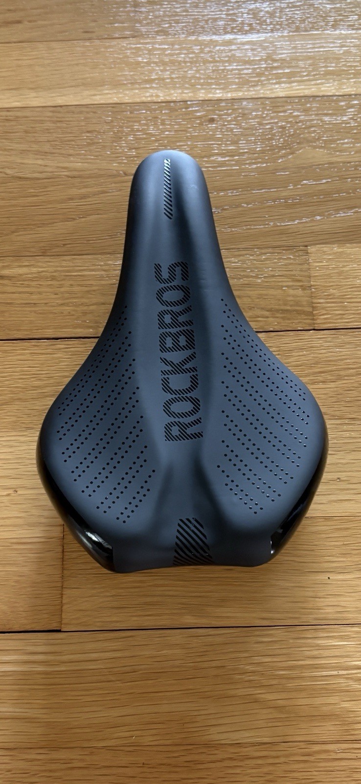 RockBros Universal Comfort Bicycle Saddle Black Synthetic Alloy w/ Tool