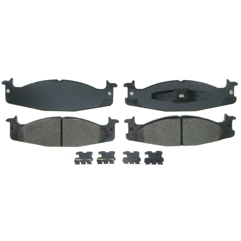Semi Metallic Disc Brake Pad Set Fits 1994-1996 Ford F150 E-Series Bronco New