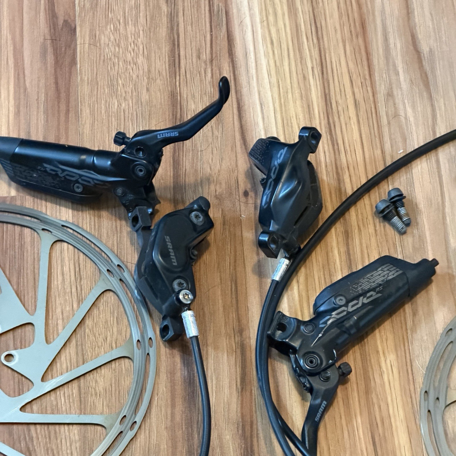 SRAM Code RS Brake Set with 200mm/220mm Centerline Discs