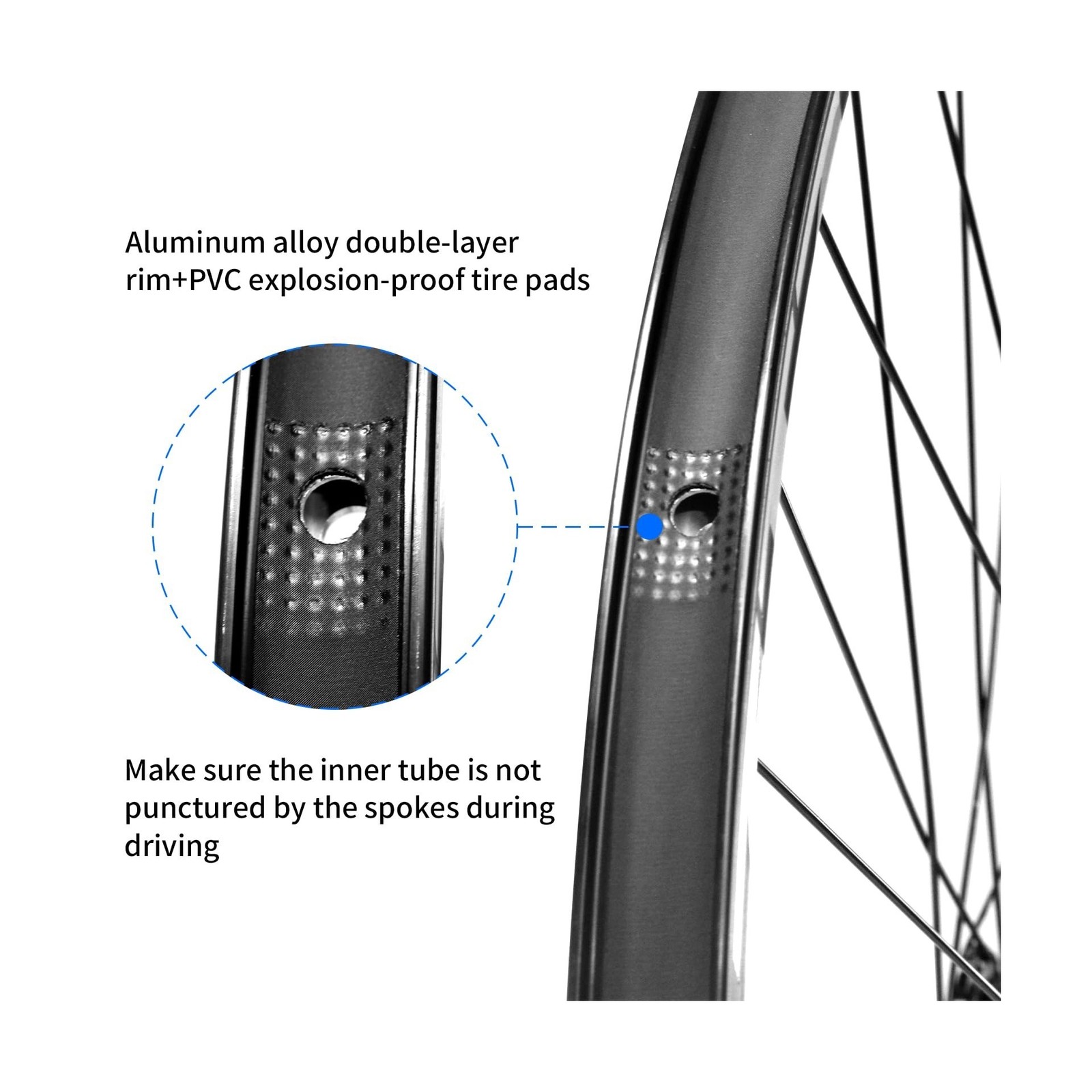 ZTZ 26″/27.5″/29″ Mountain Bike Wheelset，Ultralight Aluminum Alloy Rim 32
