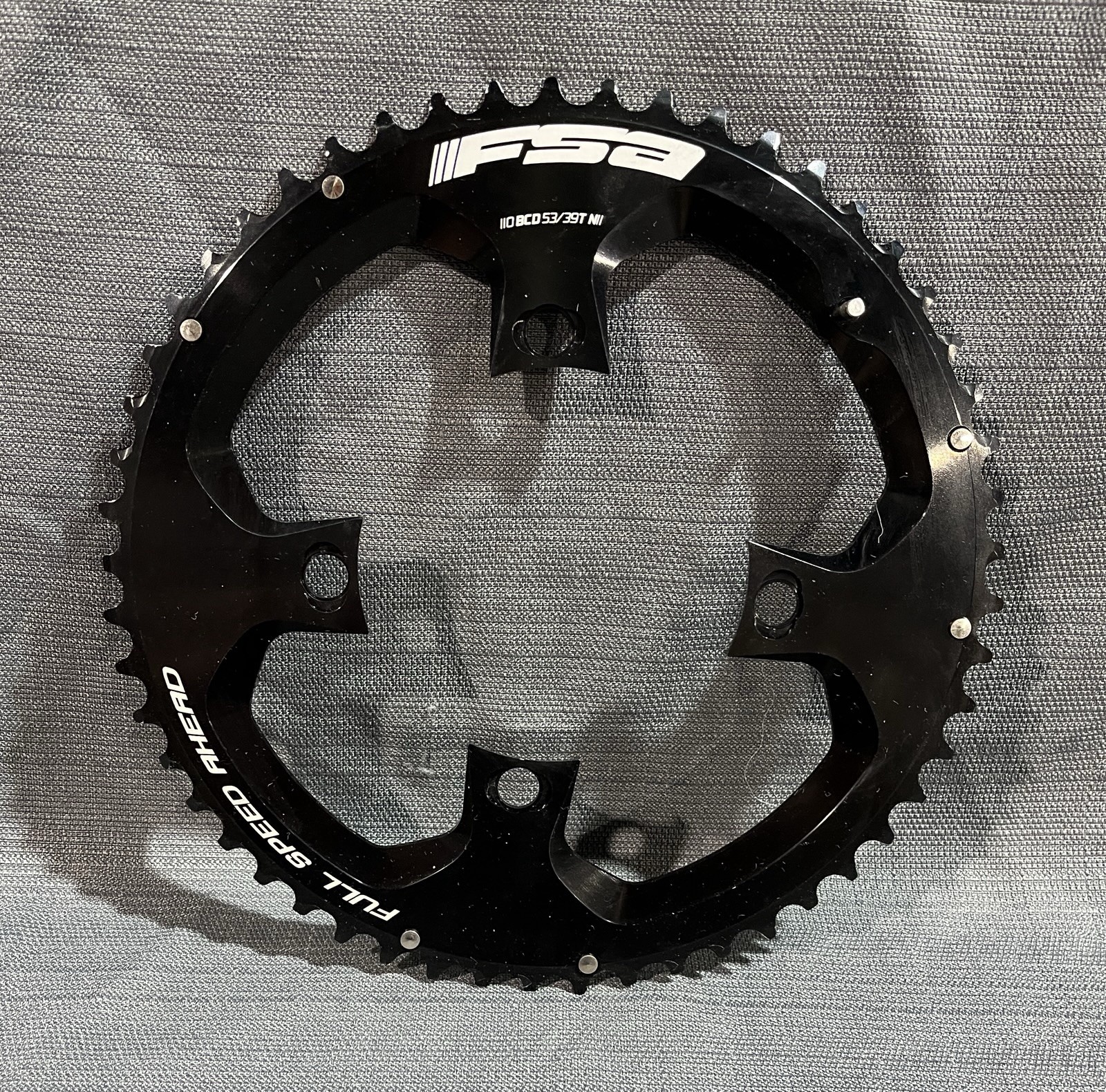 NOS FSA WA401-53T 53T Road Chainring 110mm ABS 4-Bolt 10/11s K-Force SL-K