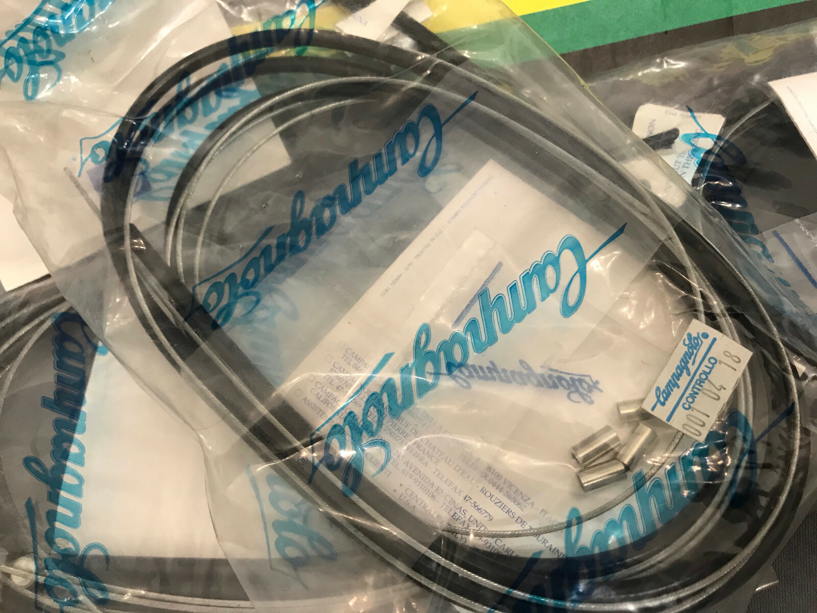 Campagnolo vintage MTB brake cable set brake cables NOS old school black New