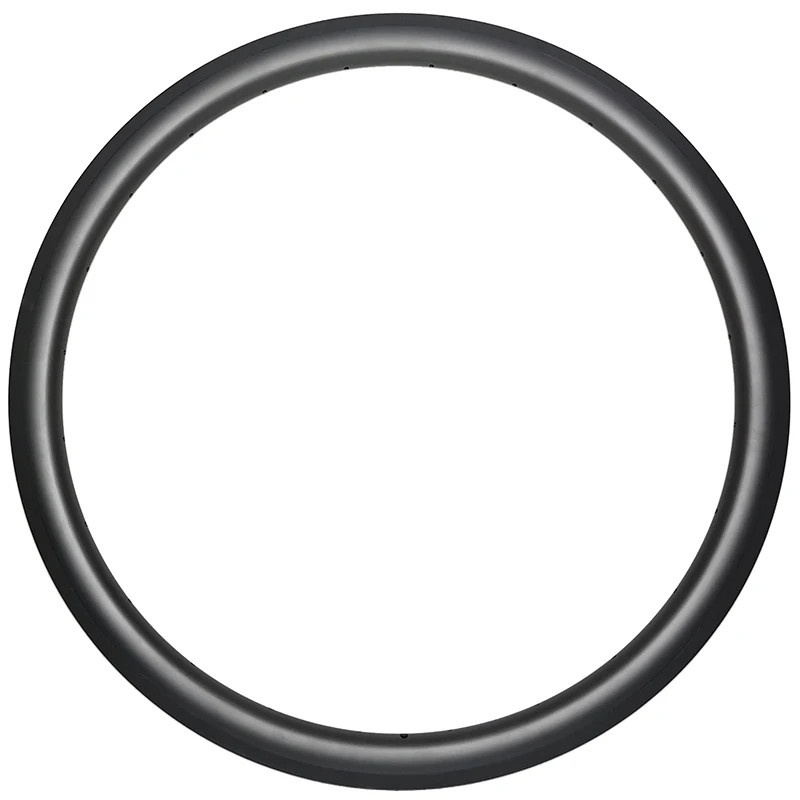 700c Carbon Road Bike Rim Asymmetry V Brake Tubeless Wheels Matte/Glossy Finish