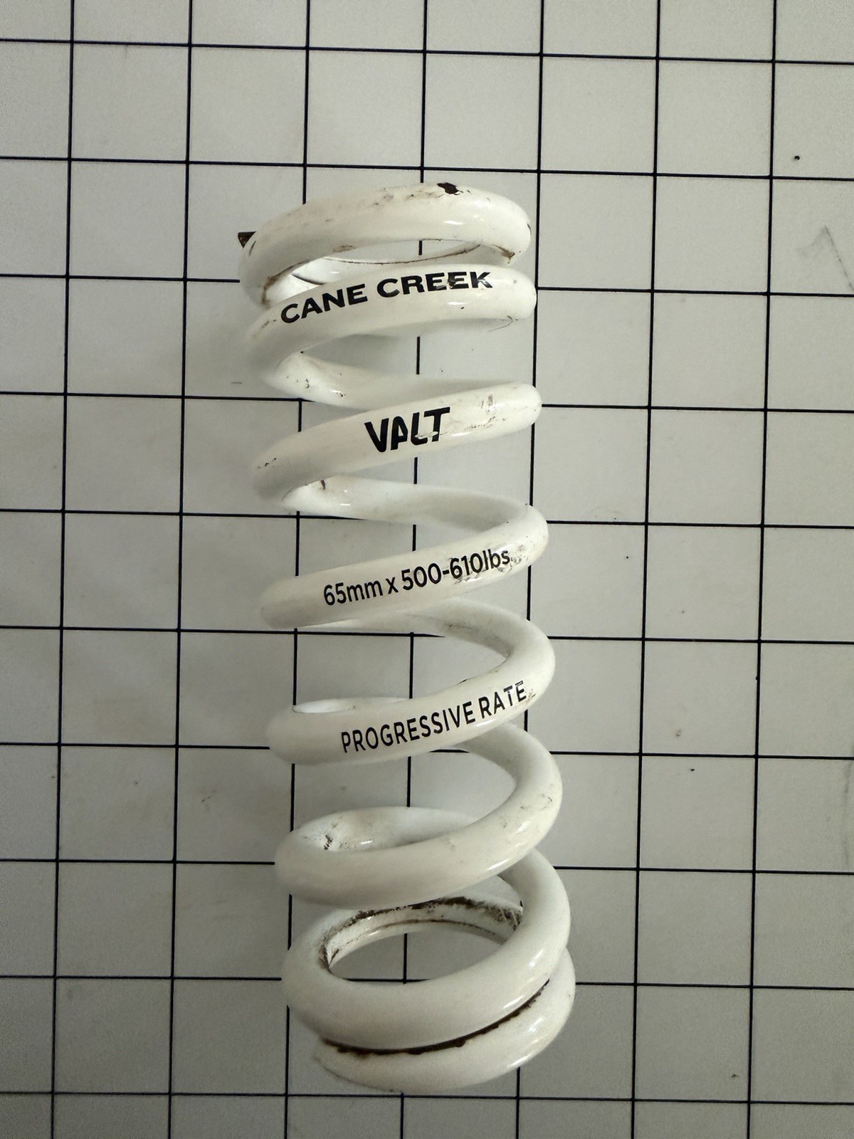 Cane Creek Progressive Rate VALT Lightweight Rear Shock Spring 65mm x 500-610lbs