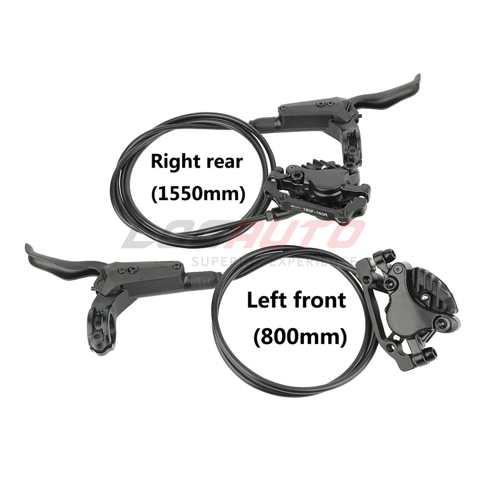 For XT M8000 Hydraulic Disc Front Rear Brake Set Lever Caliper 800mm/1550mm Bike