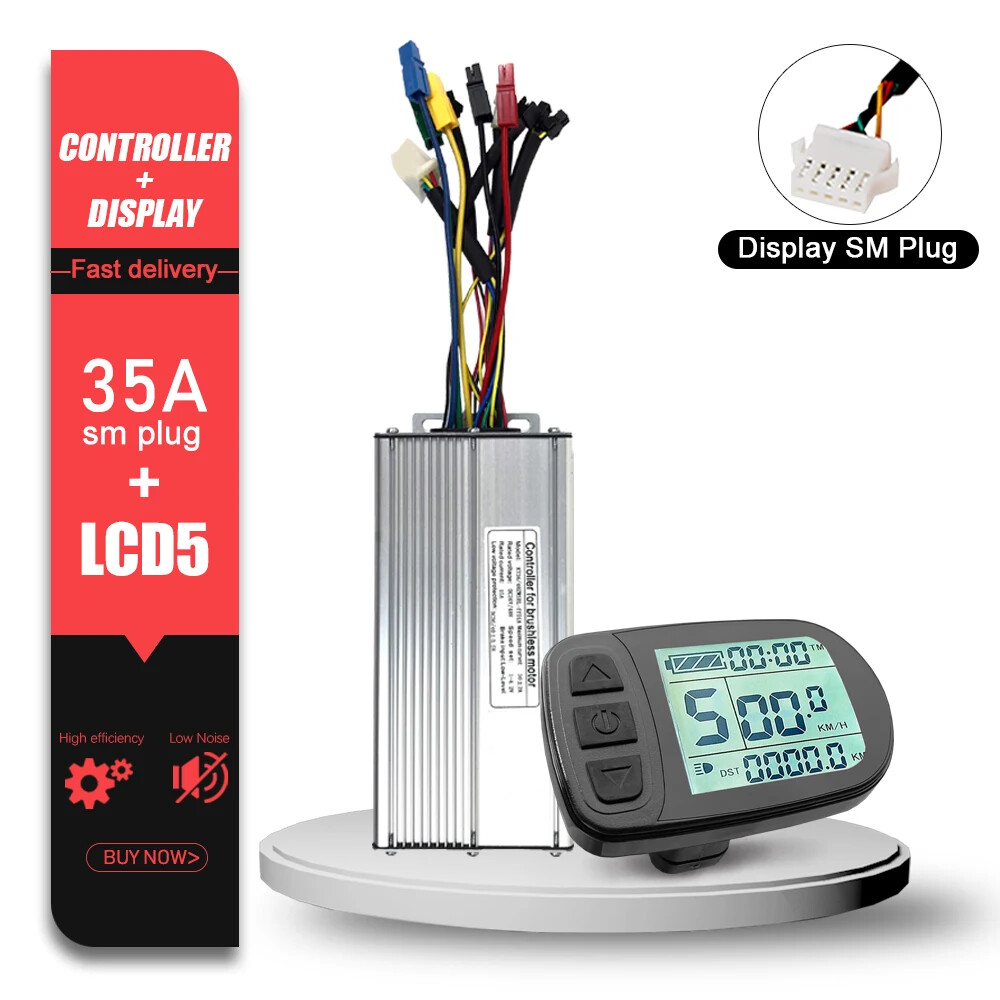 KT Electric Bike Sinewave Controller 36V48V 15A/17A/22A/25A/30A with LCD Display