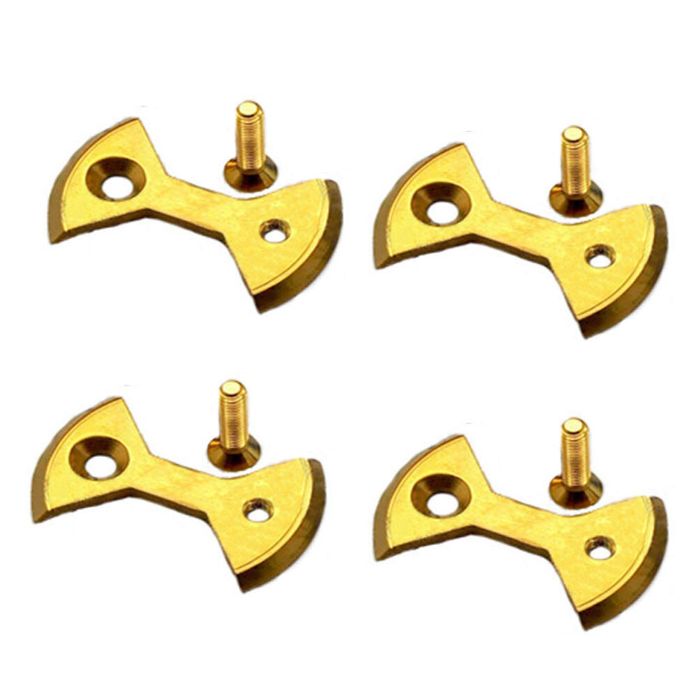 Titanium/Ti Pedal Plate/Bow Tie* 4pcs Only Fit SpeedPlay X Series:X1,X2,X5
