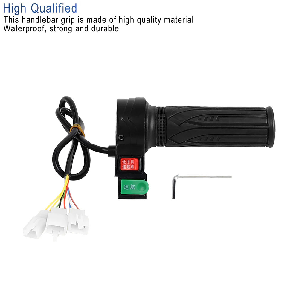 Accelerator Throttle Handle Grip Electric Bike Scooter Bicycle Speed Controller