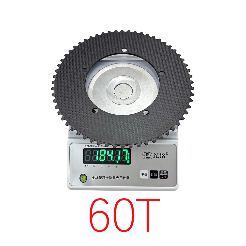 Ultralight Track Bike Carbon Fiber Chainring Fixed Sprocket BCD144 49-64T