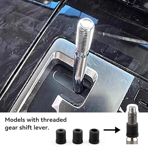 95mm/3.74″ Car Shifter Knob, Aluminum Weighted Automotive Gear Shift Silver