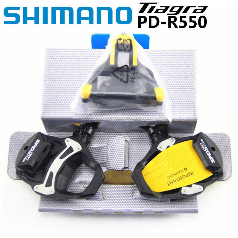 Shimano R540/R550/R7000/R8000 Clipless Carbon Pedal 9/16″ SPD-SL Single Release