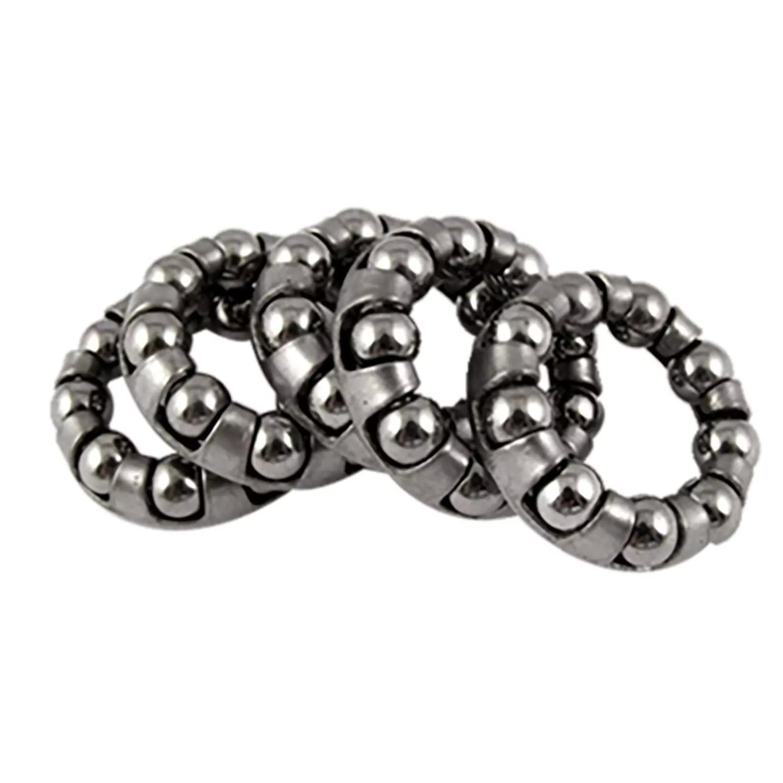 5PCS Durable Stainless Steel 1/4 in x 9 Balls Bicycle Crank Ball Bearing