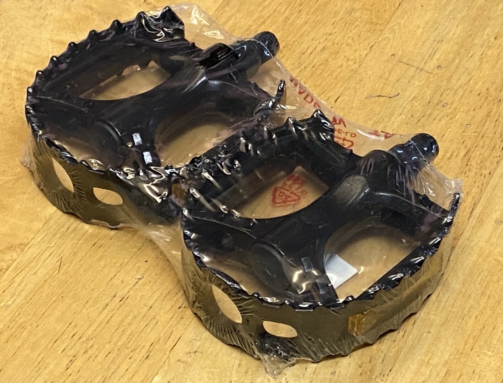 OLD SCHOOL BMX Bear Cage Trap Pedals 9/16″ Black MTB Aluminum Bicycle Pedals