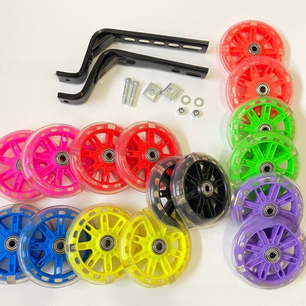 Fluorescent Flashing Bike Wheels for Childrens Bicycles 12 14 16 20 Inch Sizes