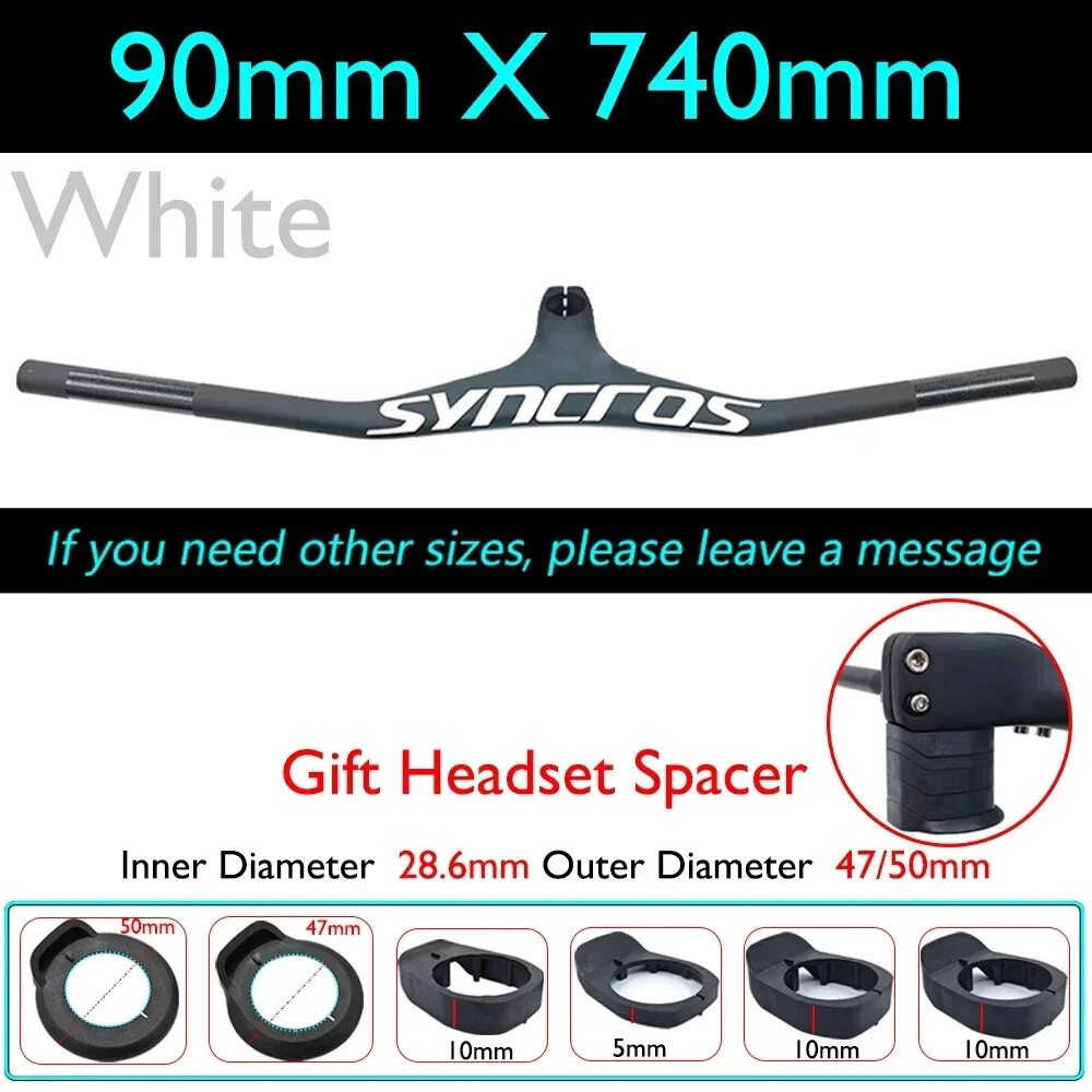 FRASER IC SL XC Carbon Fiber MTB Integrated Handlebar -17° Degree 28.6mm Clamp