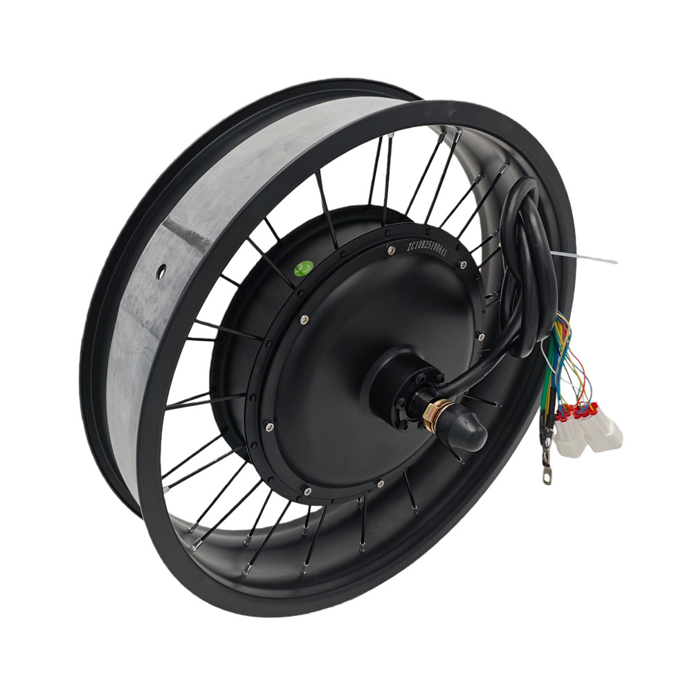 48V 60V 72V 5000W eBike Rear Motor Fat Wheel 175/190mm 20» 24» 26»x4.0 inch
