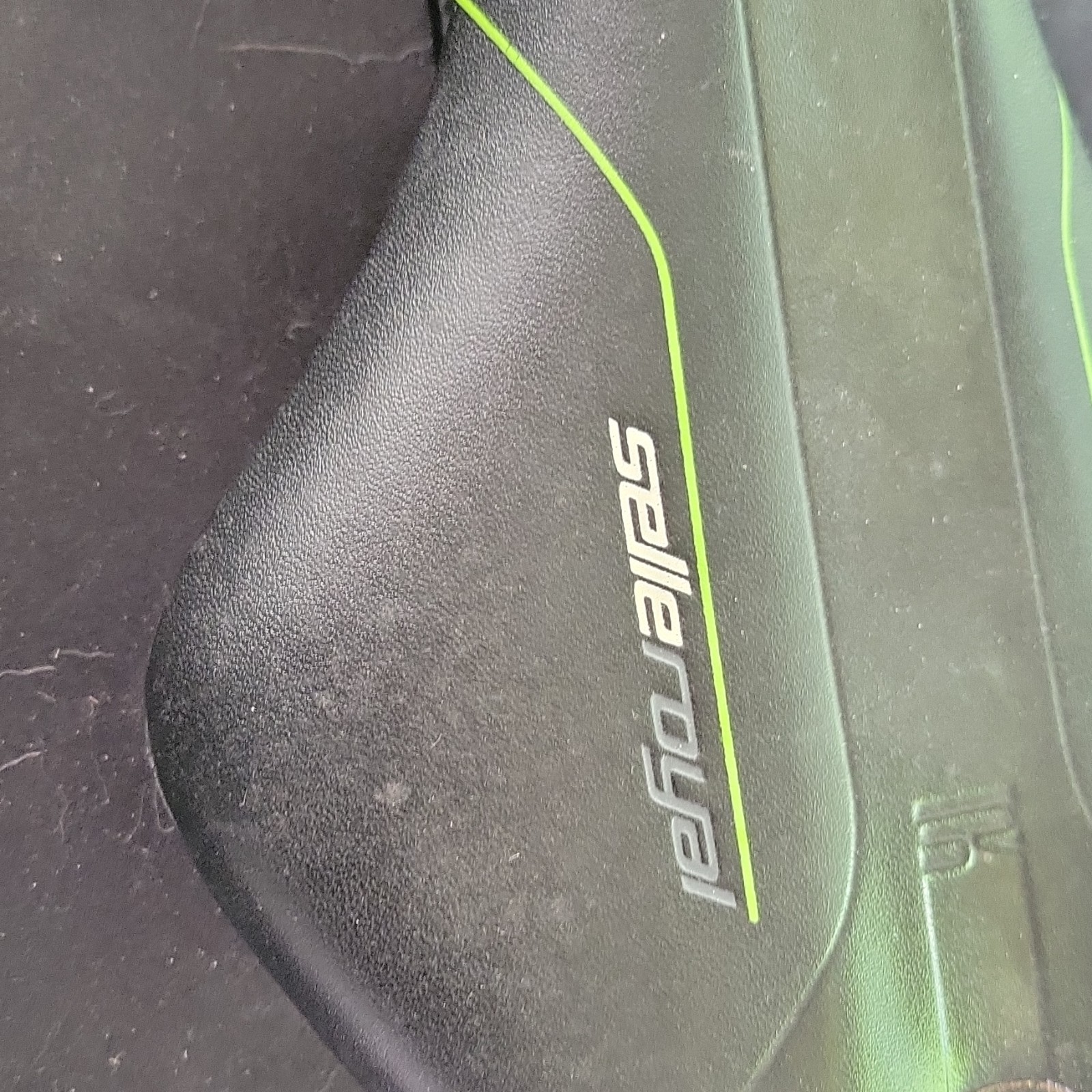 Selle Royal SETO SL Racing Road Bike Saddle Black Green Synthetic Plastic Metal