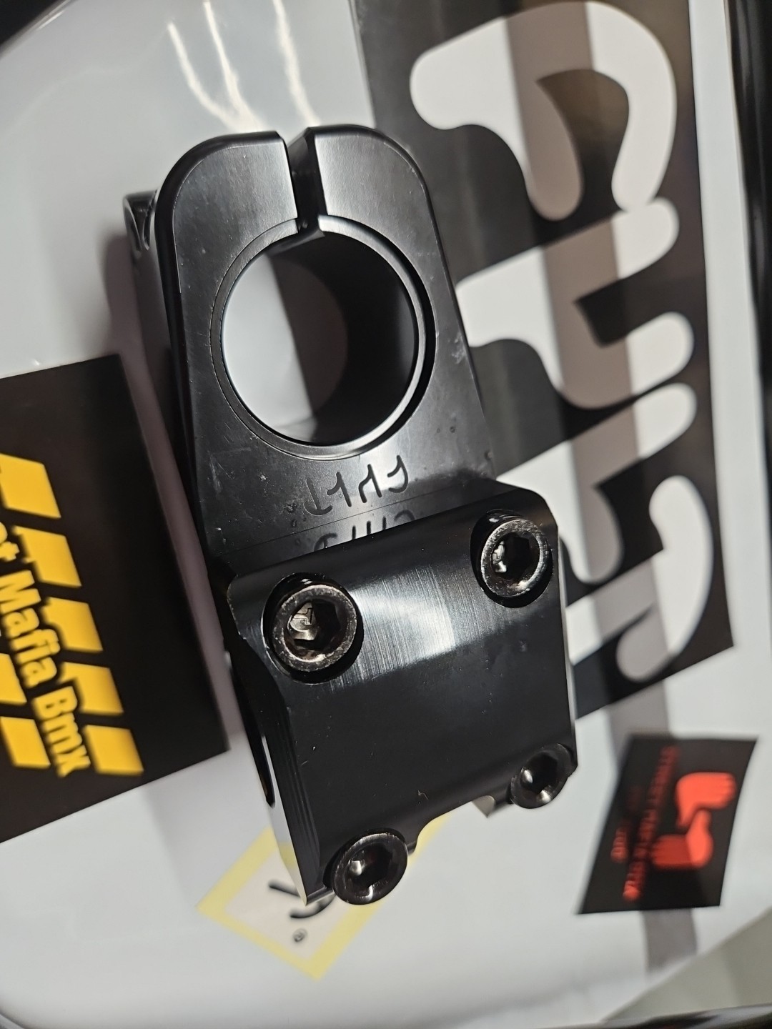 CULT DAK 1″ OD Stem Bar Combo BLACK 9.5″ HANDLEBARS 1-1/8″ STEM bmx bike SE NEW!